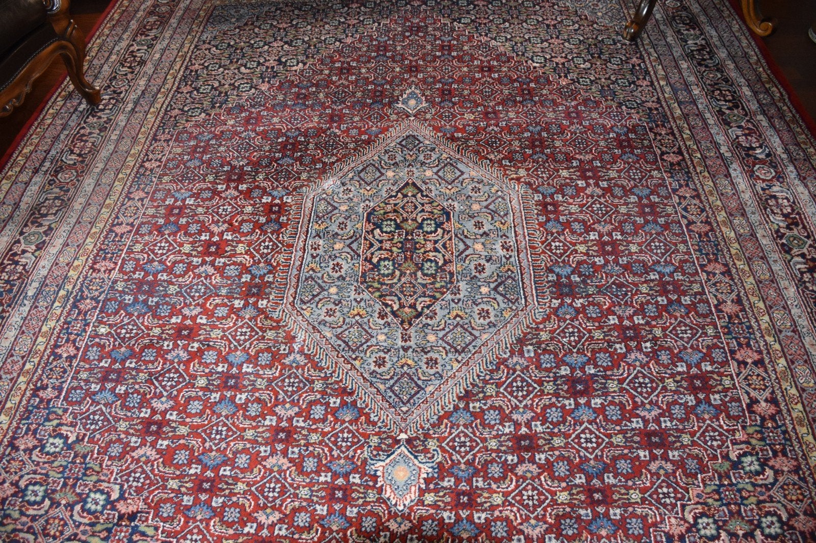 Handgeknoopt Perzisch tapijt, Bidjar, 250x340 cm, Ophalen, Gebruikt, Perzisch, Klassiek, Oosters, 200 cm of meer