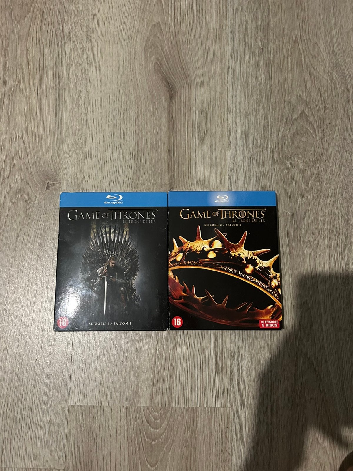 Game of Thrones seizoen 1 en 2 blu ray, Ophalen, Zo goed als nieuw