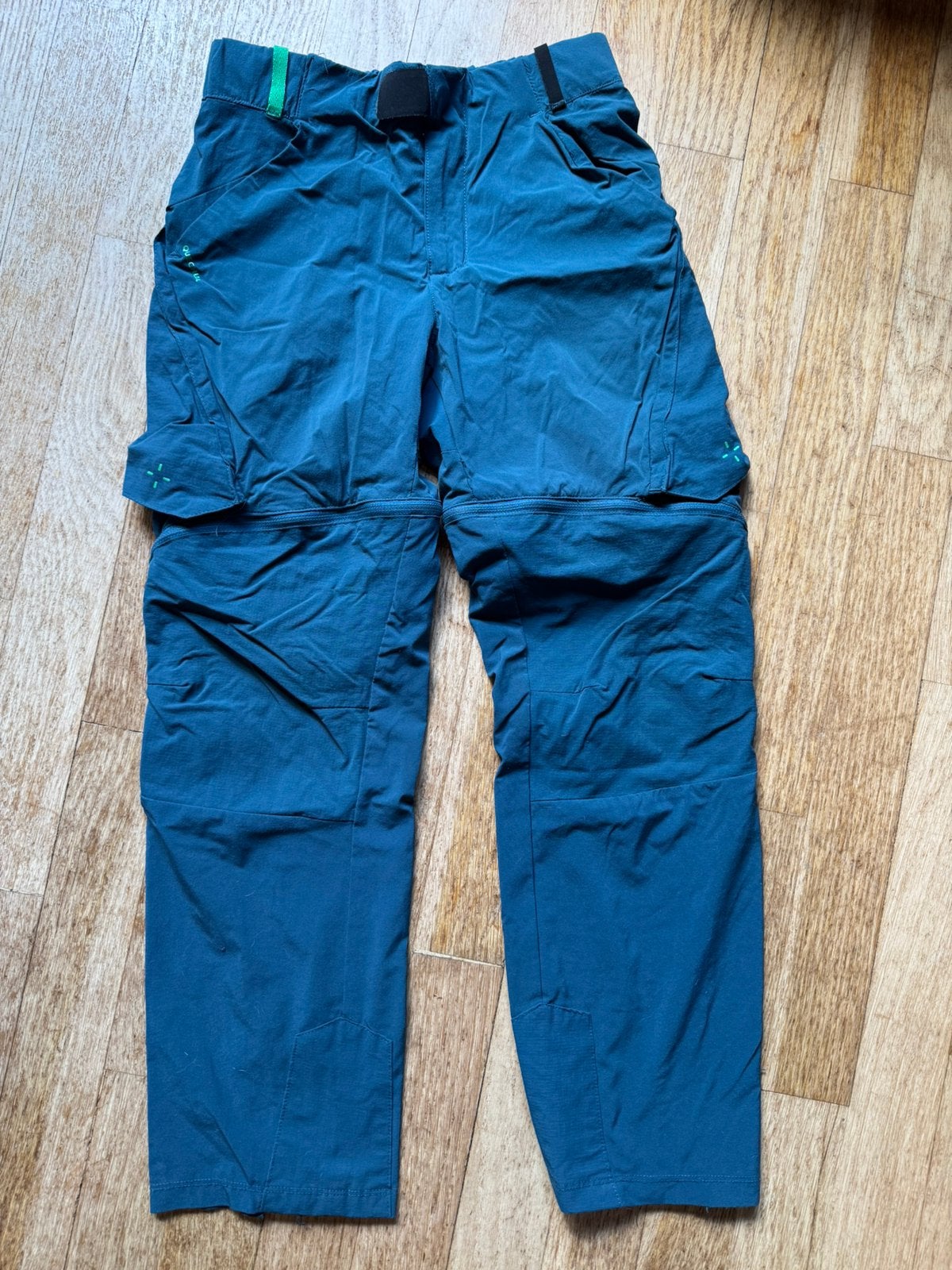 Quecha afritsbroek 146 turquoise, Ophalen of Verzenden, Zo goed als nieuw, Jongen of Meisje
