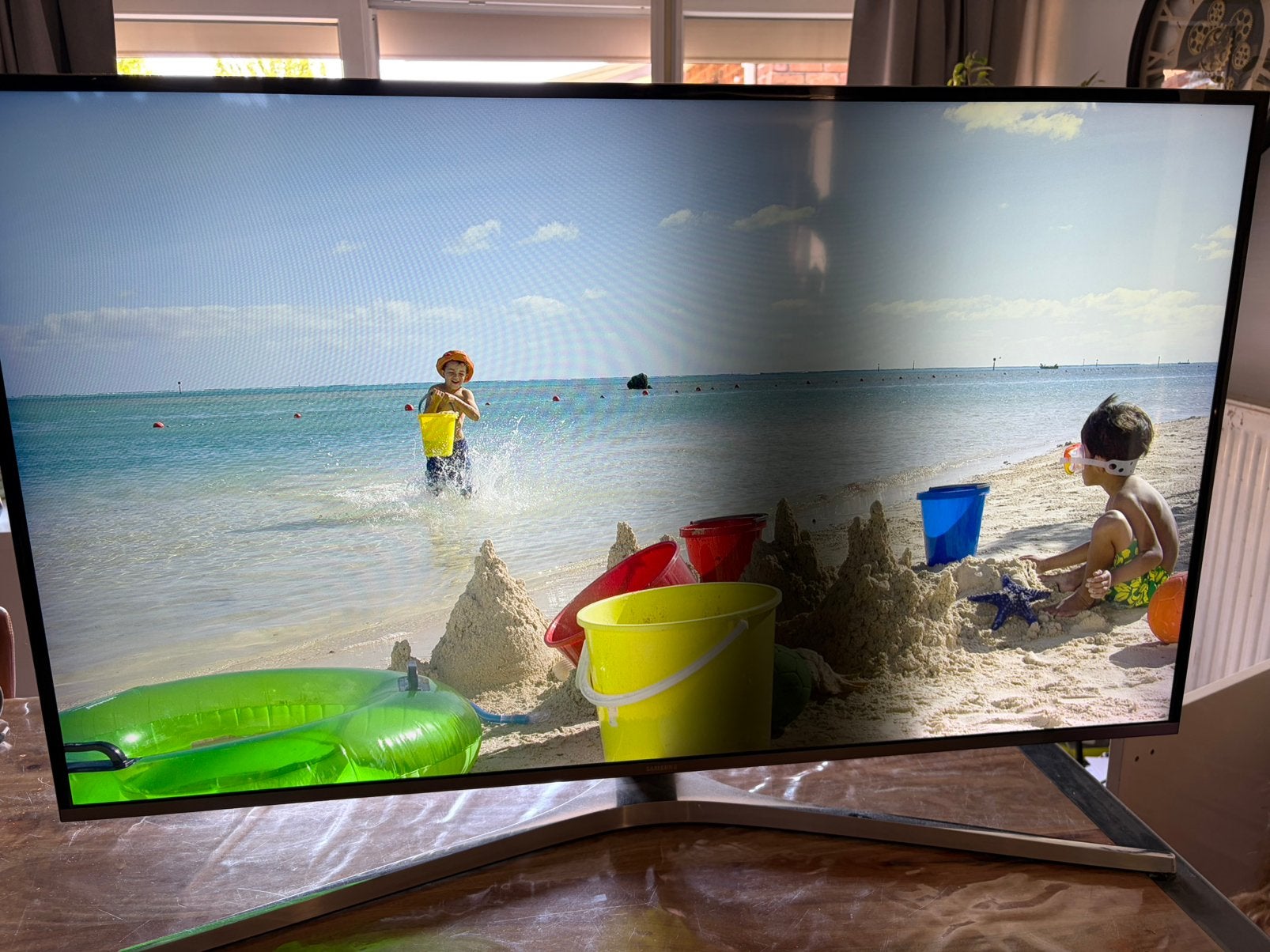Samsung Smart tv 49” met defect, Ophalen, Gebruikt, 50 Hz, LCD