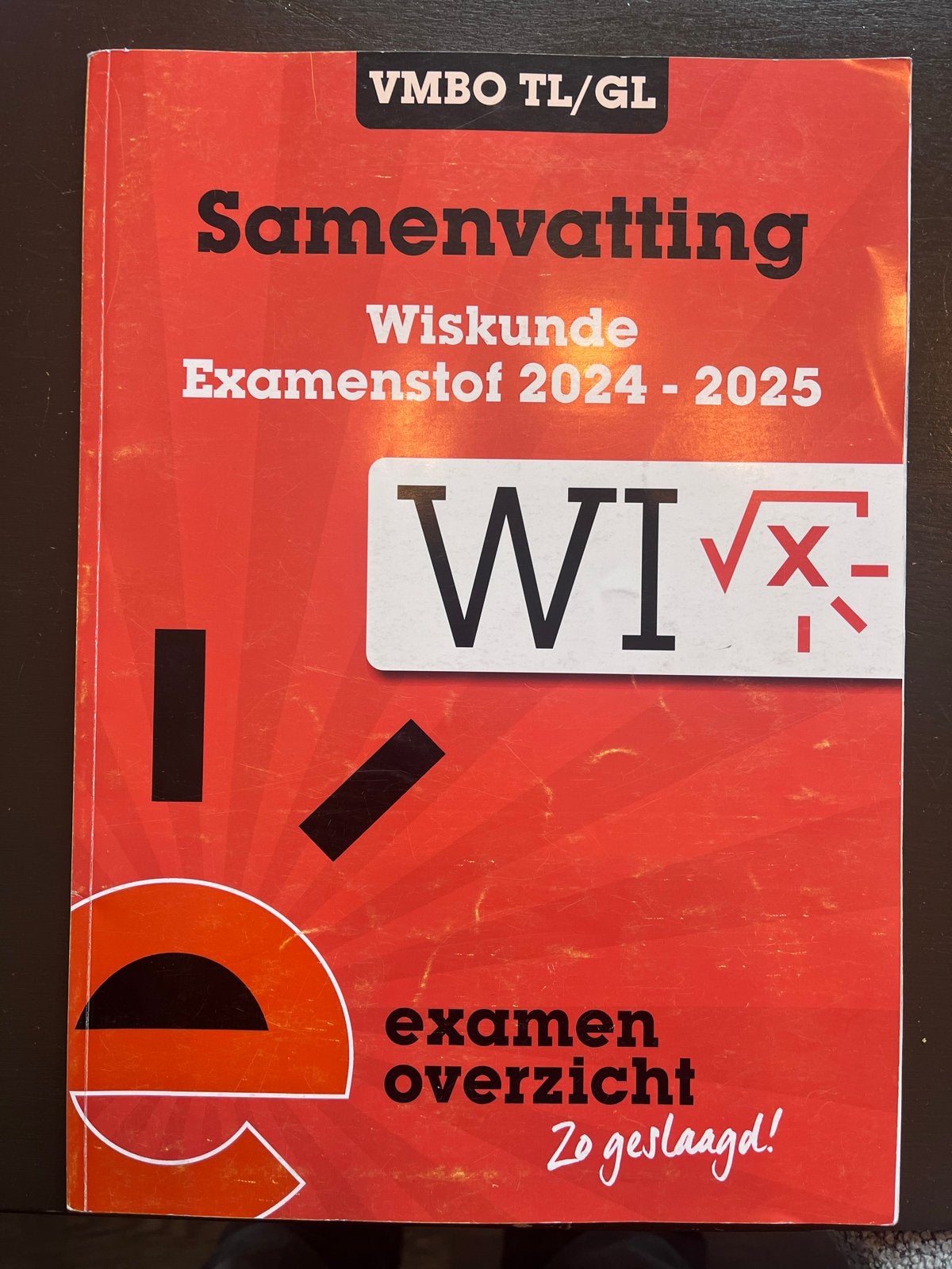 Samenvatting Wiskunde Examenstof VMBO TL/GL 2024-2025, Ophalen of Verzenden, Beta, Zo goed als nieuw, MBO