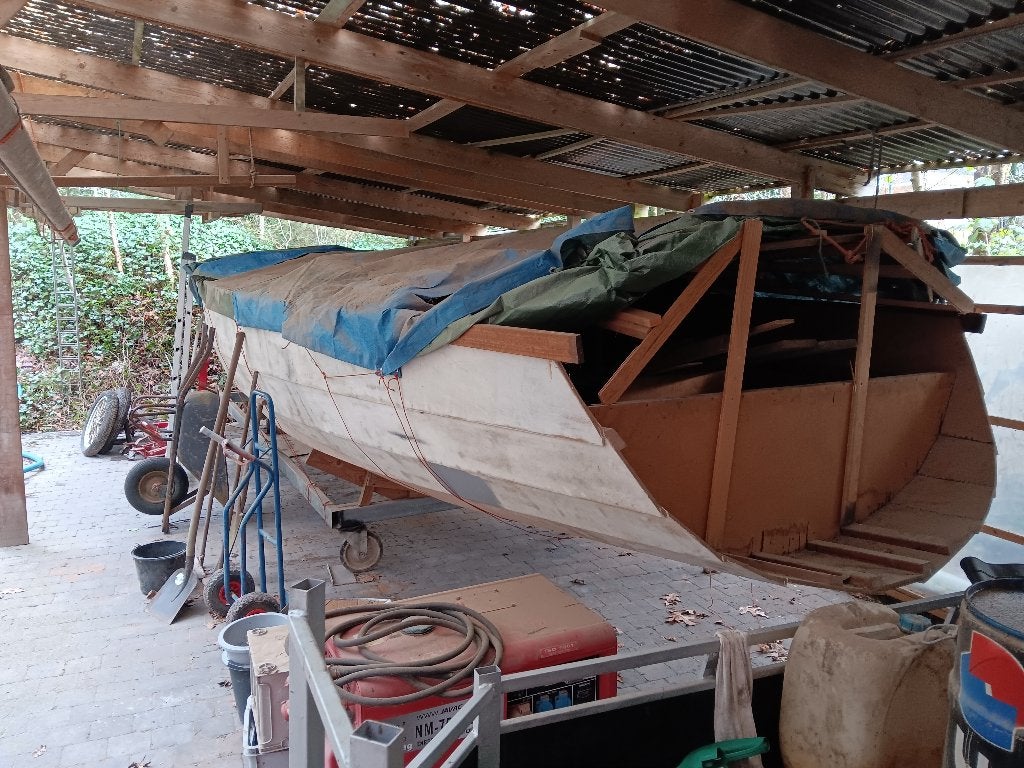Projektboot zeiler, Watersport en Boten, Bootonderdelen, Ophalen, Gebruikt, Zeilboot