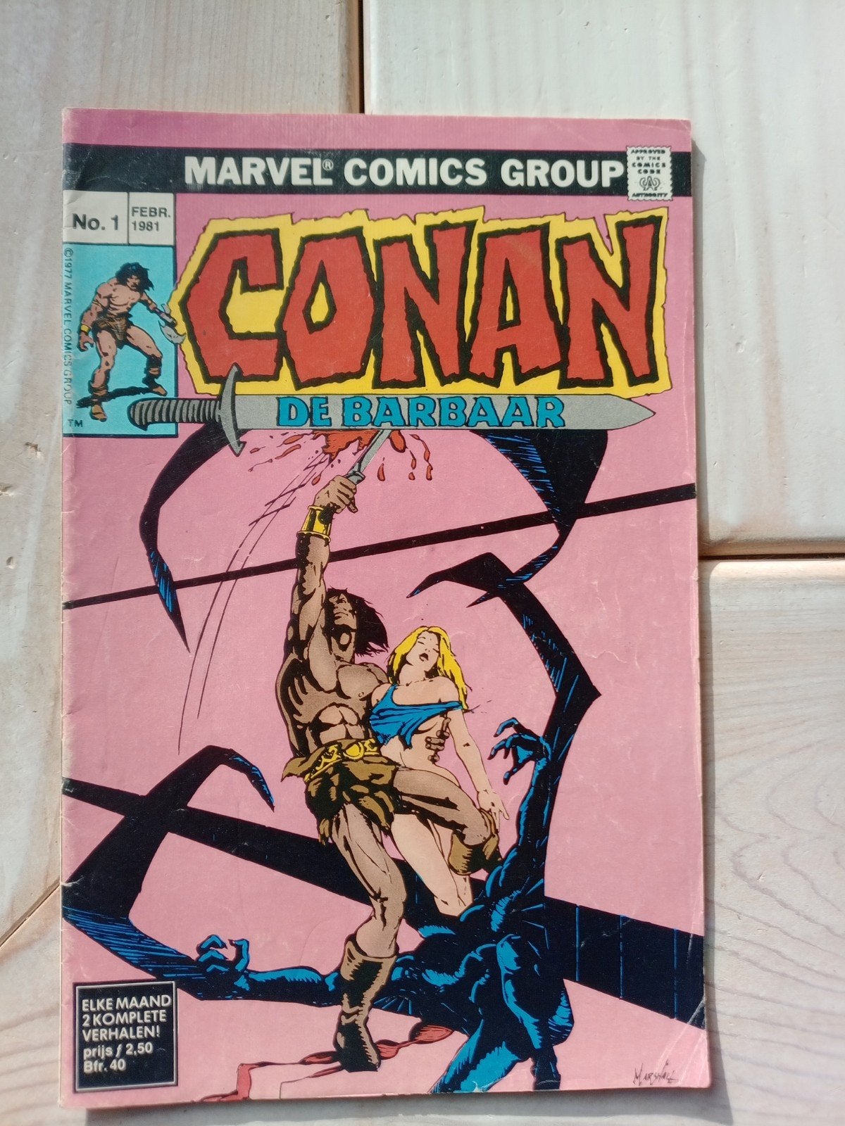 Conan de barbaar, Eén comic, Verzenden, Zo goed als nieuw, Europa