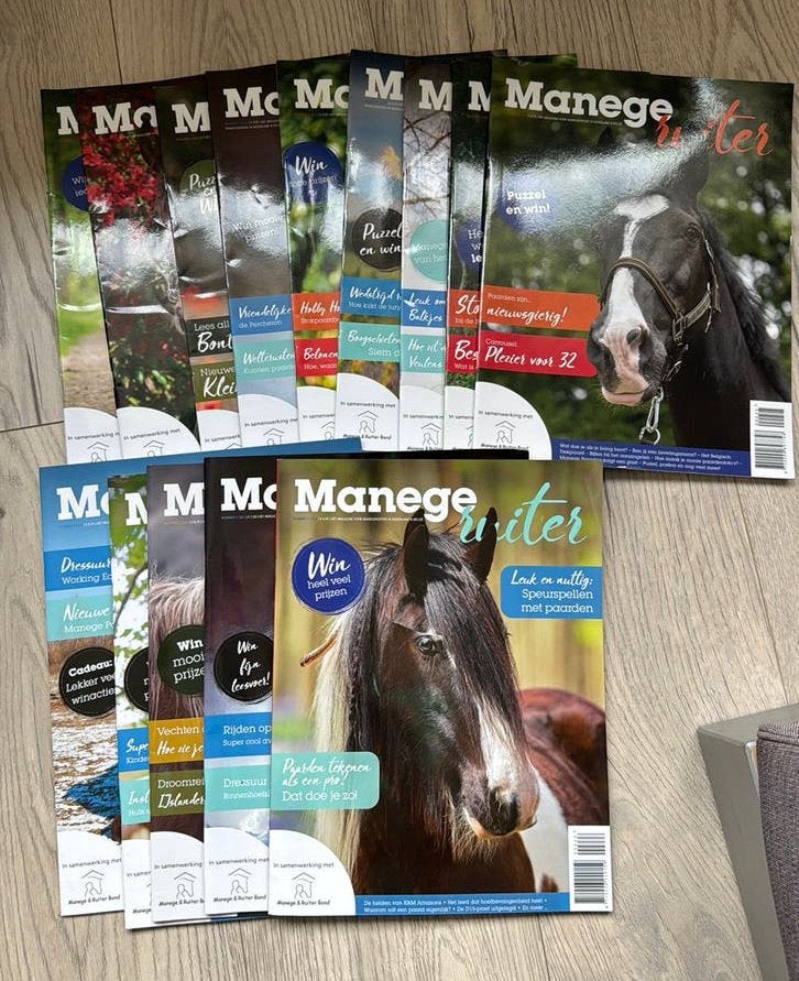 Manege & ruiter tijdschrift 14 stuks, Ophalen of Verzenden, Zo goed als nieuw