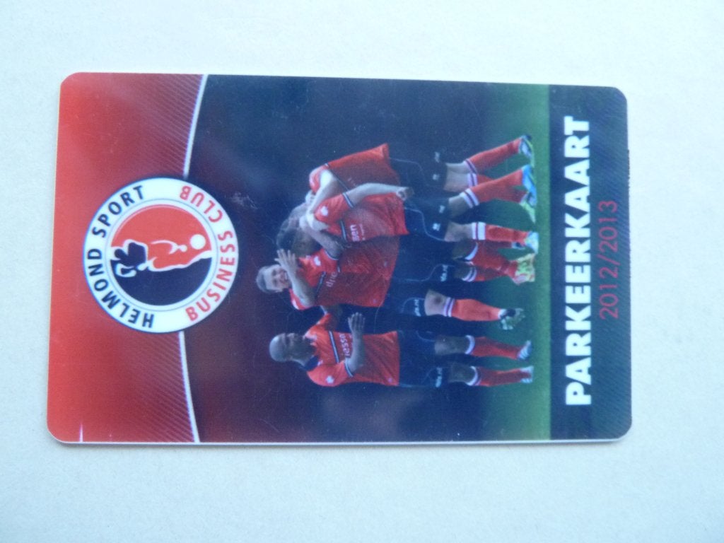 Parkeerkaart. Helmond Sport. 2012/2013, Verzamelen, Ophalen of Verzenden, Zo goed als nieuw, Overige binnenlandse clubs, Overige typen