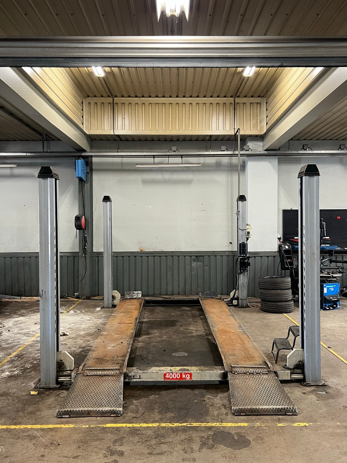 Orlandini 4-koloms hefbrug 4000 kg - bouwjaar 1990, Ophalen of Verzenden