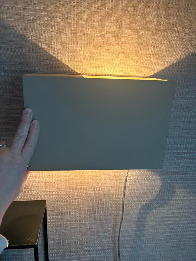 Wandlamp houten lamp, Ophalen of Verzenden, Gebruikt, Hout