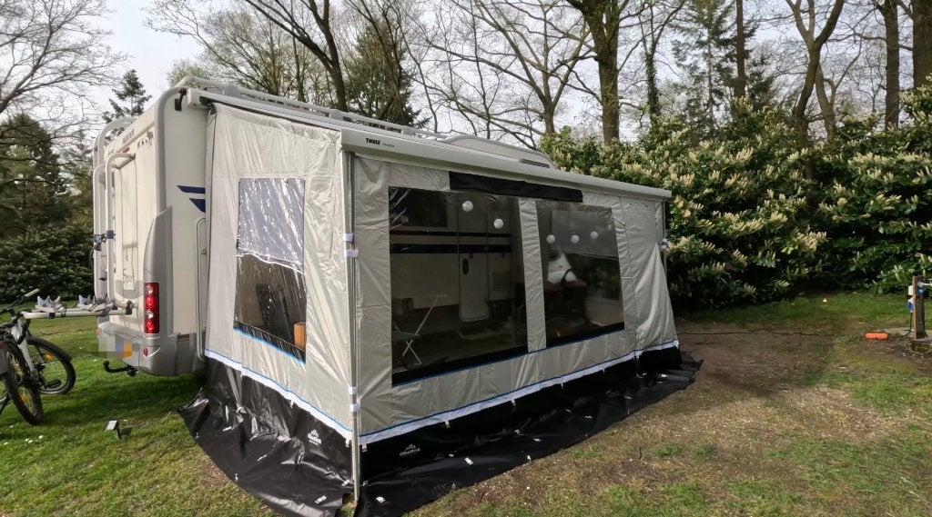 Obelink Queen Luifeltent 430 compleet, Ophalen, Gebruikt