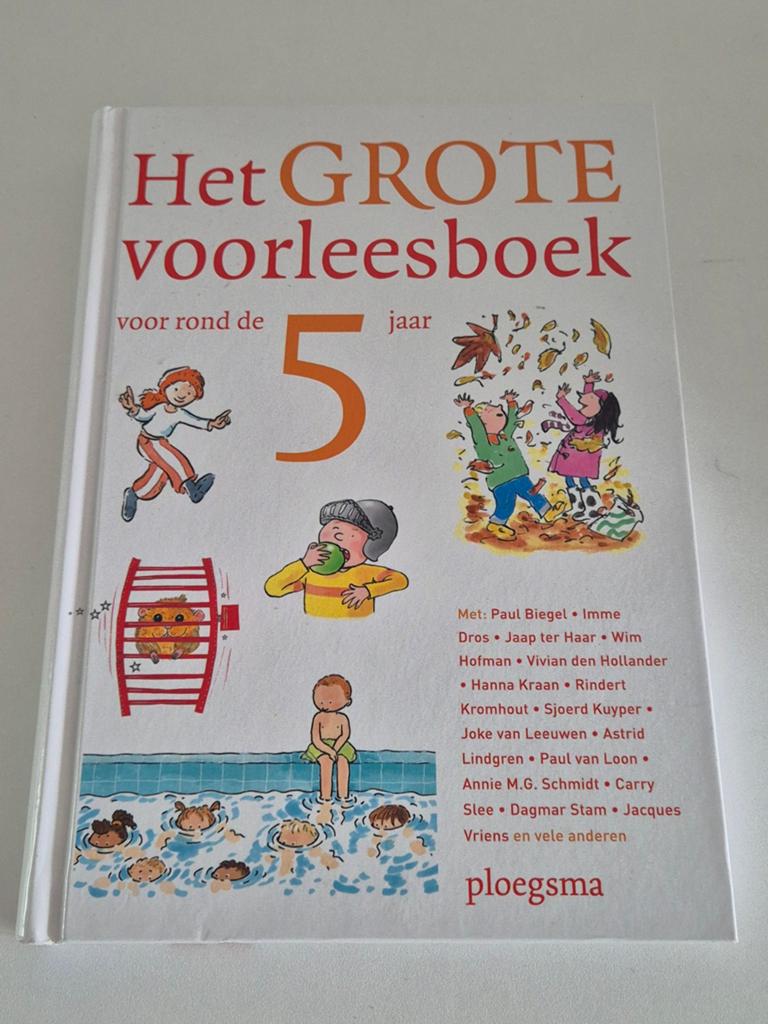 Het Grote Voorleesboek voor rond de 5 jaar - Ploegsma, Paul Biegel, Imme Dros, Annie M.G. Schmidt e.a., 5 of 6 jaar, Fictie algemeen