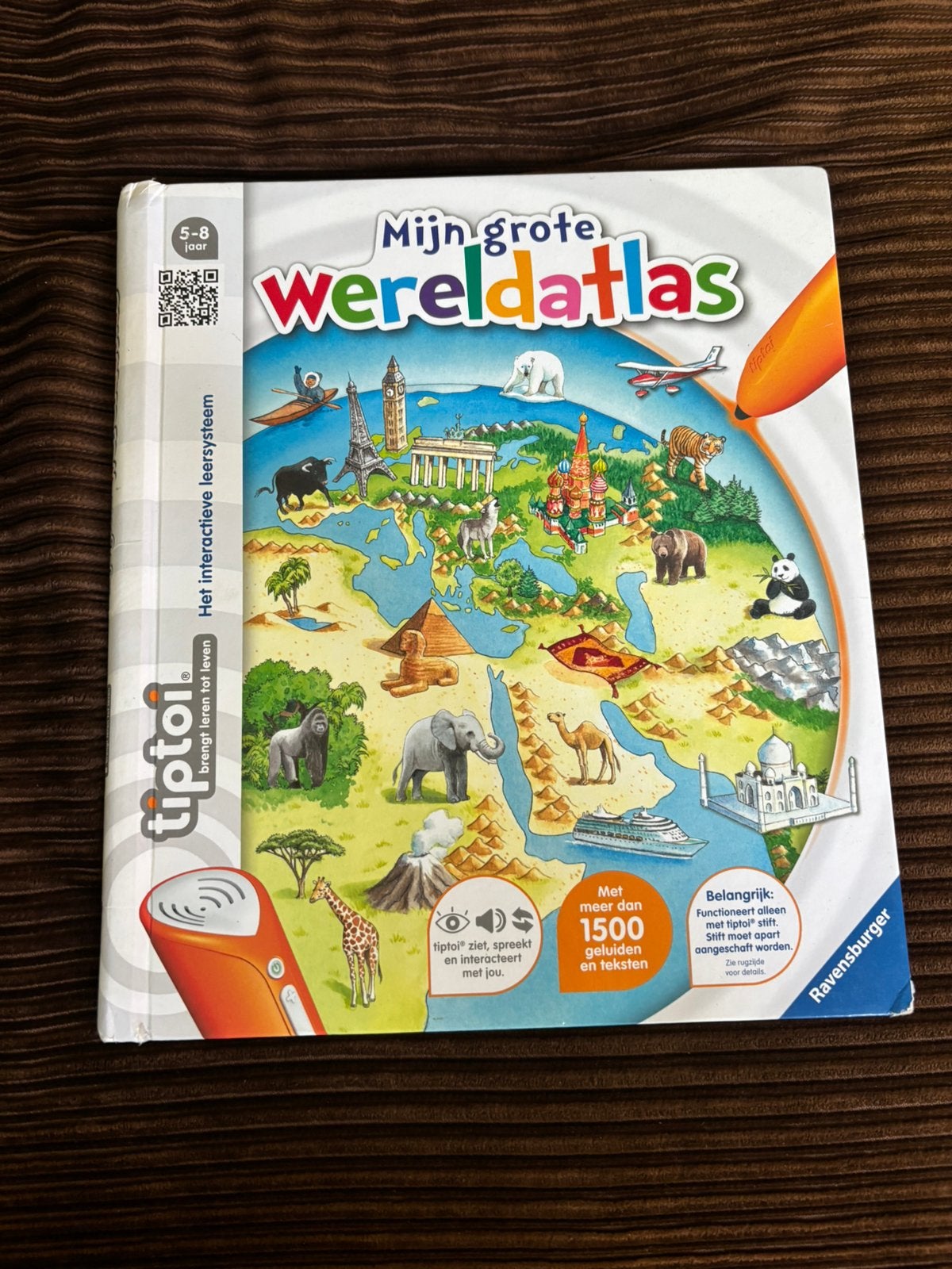 Tiptoi Mijn grote wereldatlas, Kinderen en Baby's, Speelgoed | Educatief en Creatief, Ophalen of Verzenden, Gebruikt, Taal en Lezen