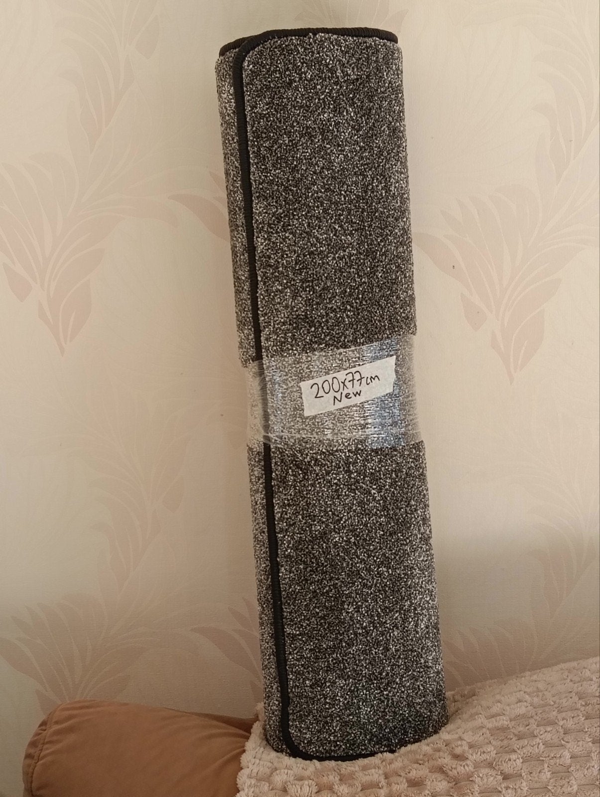 Nieuw Loper Tapijt 200x77cm, Nieuw, 150 tot 200 cm, Rechthoekig, Zwart