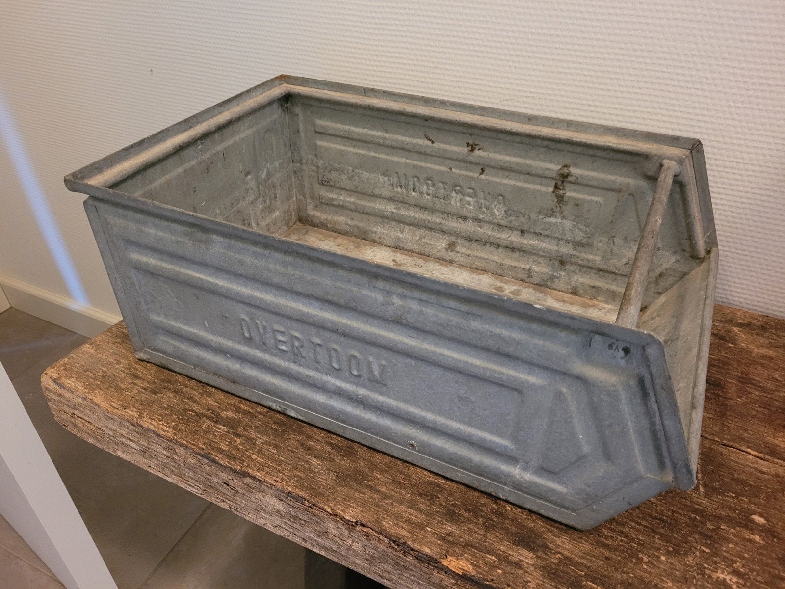 Vintage sorteerbak / stapelbak / magazijnbak, Ophalen, Minder dan 50 cm
