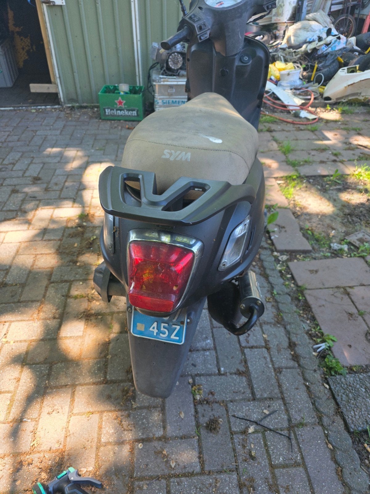 Sym Fiddle 50cc 4T, Ophalen, Gebruikt, Maximaal 45 km/u, Benzine
