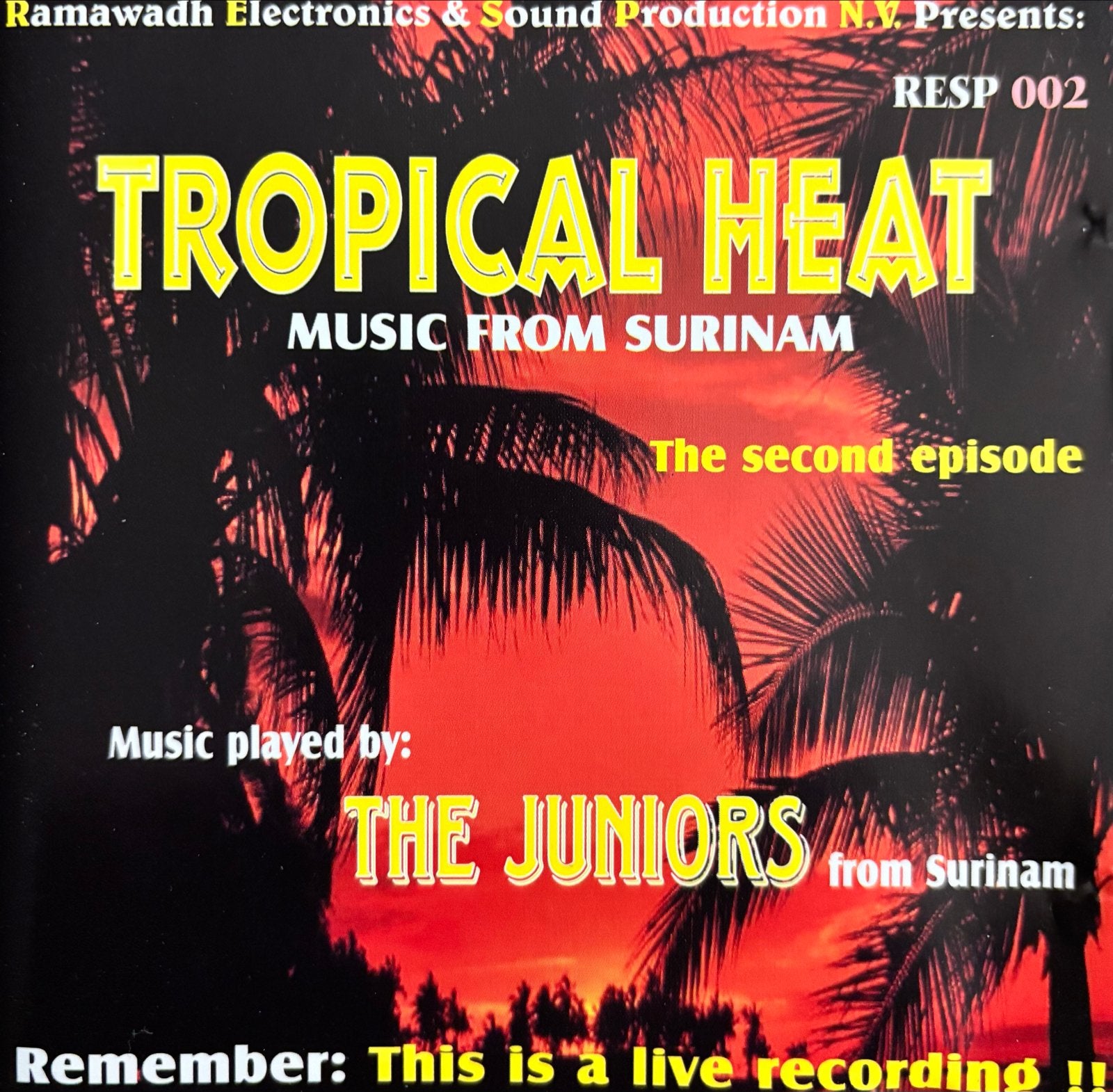 Tropical Heat: Music from Surinam - The Juniors (CD), Verzenden, Gebruikt, Album