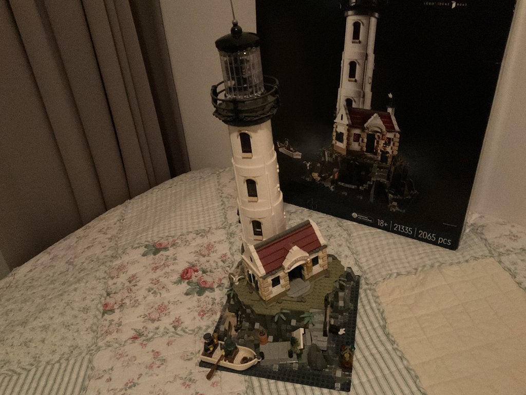 Lego vuurtoren, Kinderen en Baby's, Overige thema's, Lego, Inclusief accessoires, Ophalen of Verzenden