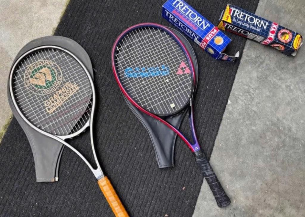 Professionele tennisrackets en opbergtas, Sport en Fitness, Tennis, Ophalen of Verzenden, Gebruikt, Racket, Overige merken