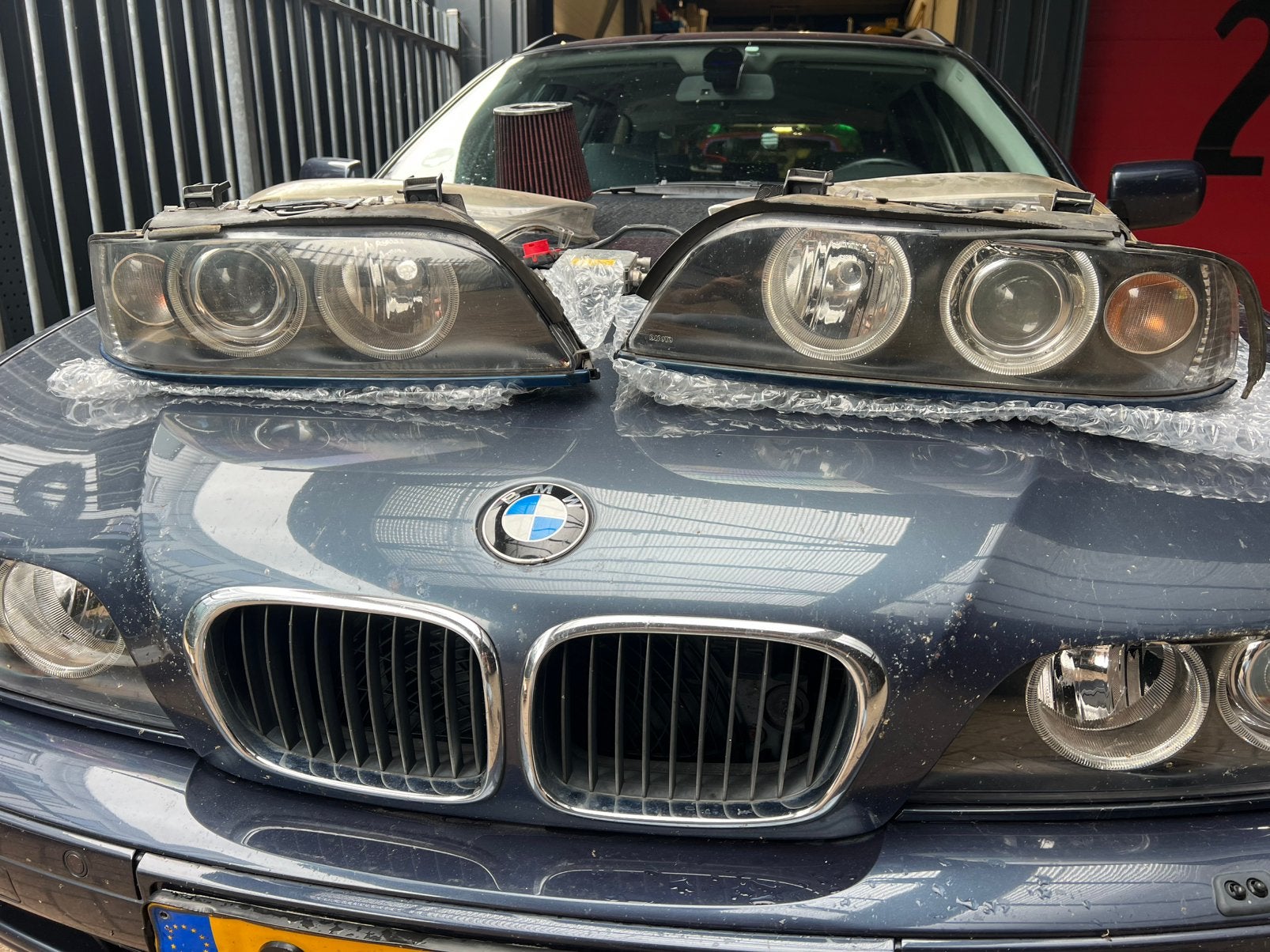 BMW E39 Xenon koplampen voor onderdelen, Auto-onderdelen, Ophalen of Verzenden, BMW