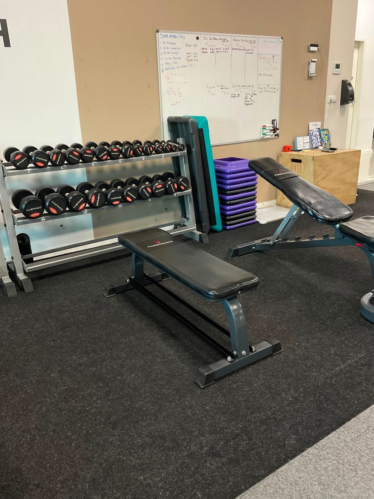 Fitnessbank - PowerMark, Ophalen, Gebruikt, Borst, Fitnessbank