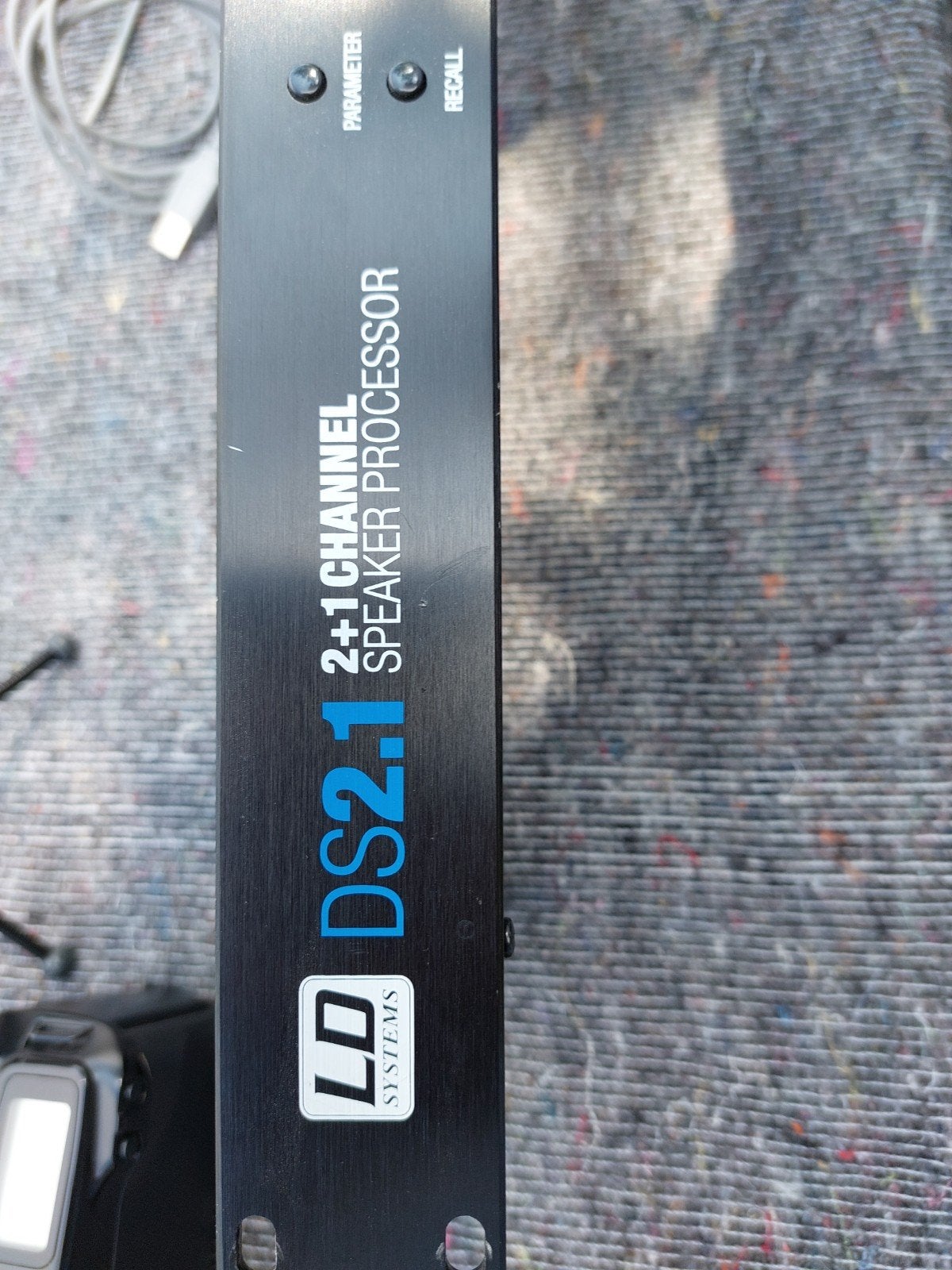LD Systems DS2.1 2+1 Kanaals Speaker Processor, Ophalen of Verzenden, Zo goed als nieuw, Audio