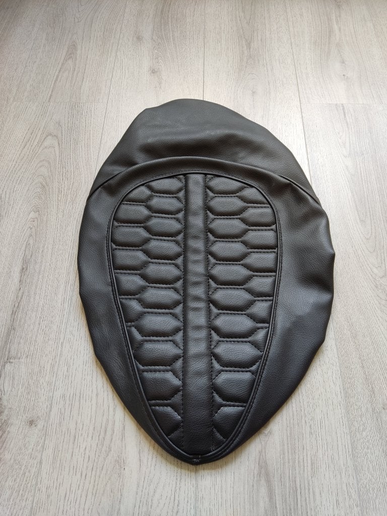 Zadelhoes buddydek Vespa S50 audi rs zwart custom NIEUW, Info@jynkx.com, Nieuw, Ophalen of Verzenden, Piazza 99