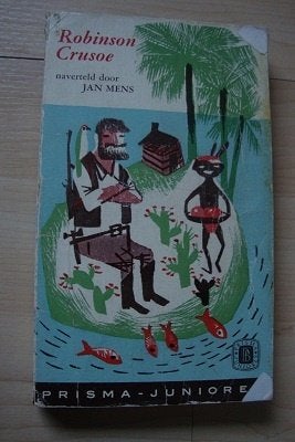 ROBINSON CRUSOE   Daniel Defoe na verteld door Jan Mens, Ophalen of Verzenden, Gelezen