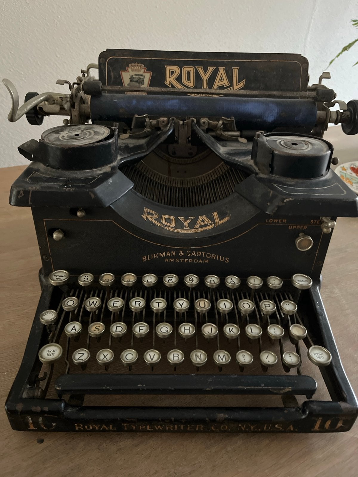 Royal antieke typemachine, Ophalen of Verzenden, Gebruikt