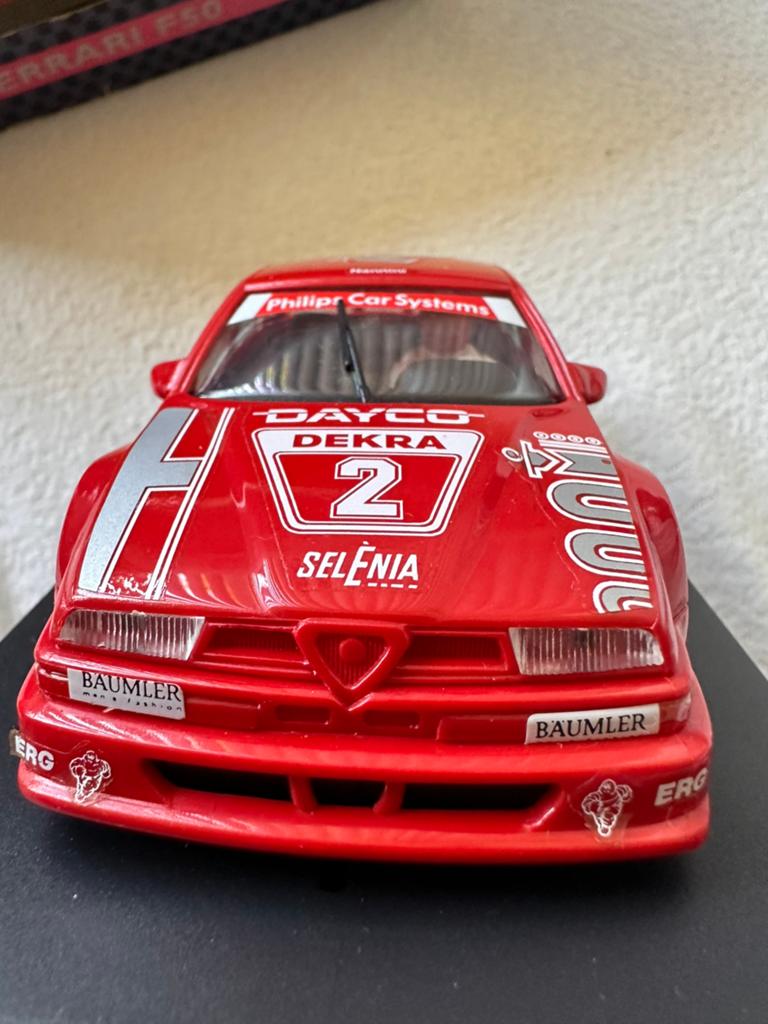 Ninco 1:32 Slotcar - Alfa Romeo 155 V6 TI DTM #2, Ophalen of Verzenden, Zo goed als nieuw, Auto, Overige merken