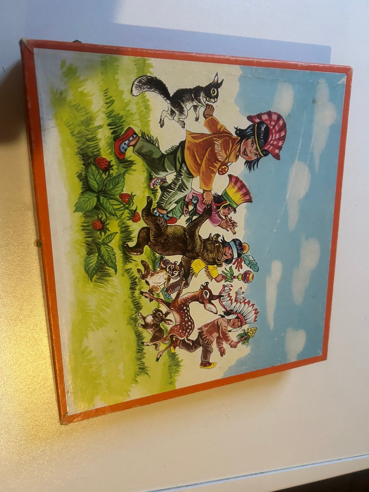 vintage houten legpuzzel, merk Kolibri, 10 tot 50 stukjes, Ophalen of Verzenden, Zo goed als nieuw, Van hout