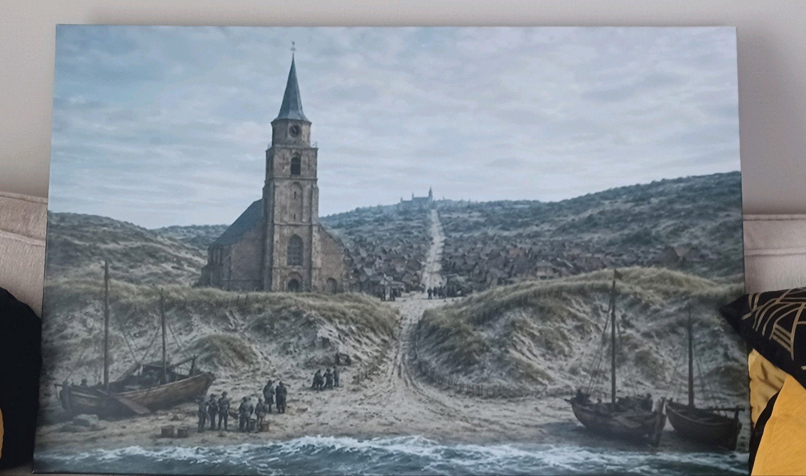 Foto op cavas : Keizerstraat Scheveningen +/- anno1730, Ophalen, Nieuw
