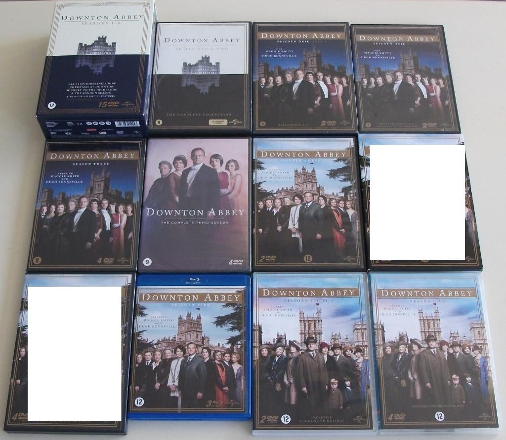 TV-Serie *** DOWNTON ABBEY *** Seizoen 1 t/m 5, Vanaf 9 jaar, Ophalen of Verzenden, Zo goed als nieuw