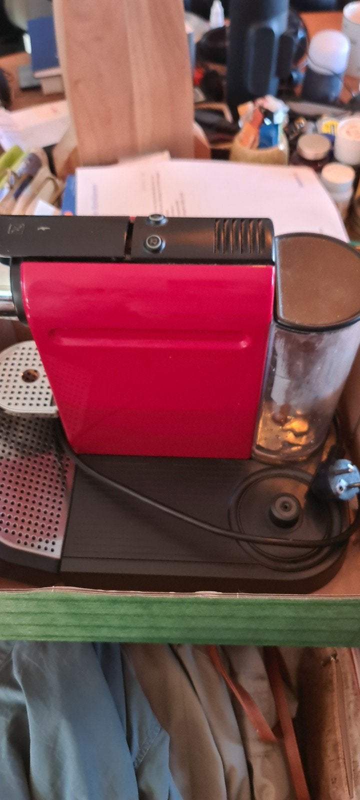 Nespresso Krups defect lekt voorkant kupjes, Espresso apparaat, Ophalen of Verzenden, 1 kopje, Niet werkend