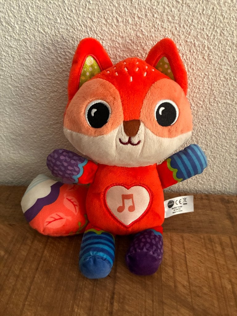 Vtech Dierenvriendjes Bedtijd Vosje met licht&geluid. ZGAN., Ophalen of Verzenden, Zo goed als nieuw, 6 maanden tot 2 jaar