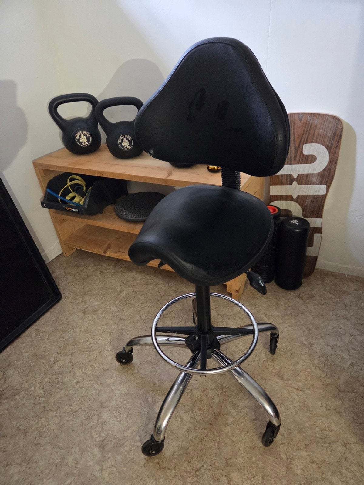 Zadelkruk Specialist Ergonomische Bureaustoel Zwart, Huis en Inrichting, Bureaustoelen, Ophalen, Nieuw, Zwart, Bureaukruk