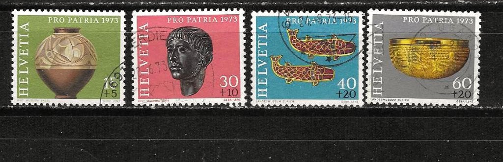 Zwitserland 996-999, Ophalen of Verzenden, Gestempeld