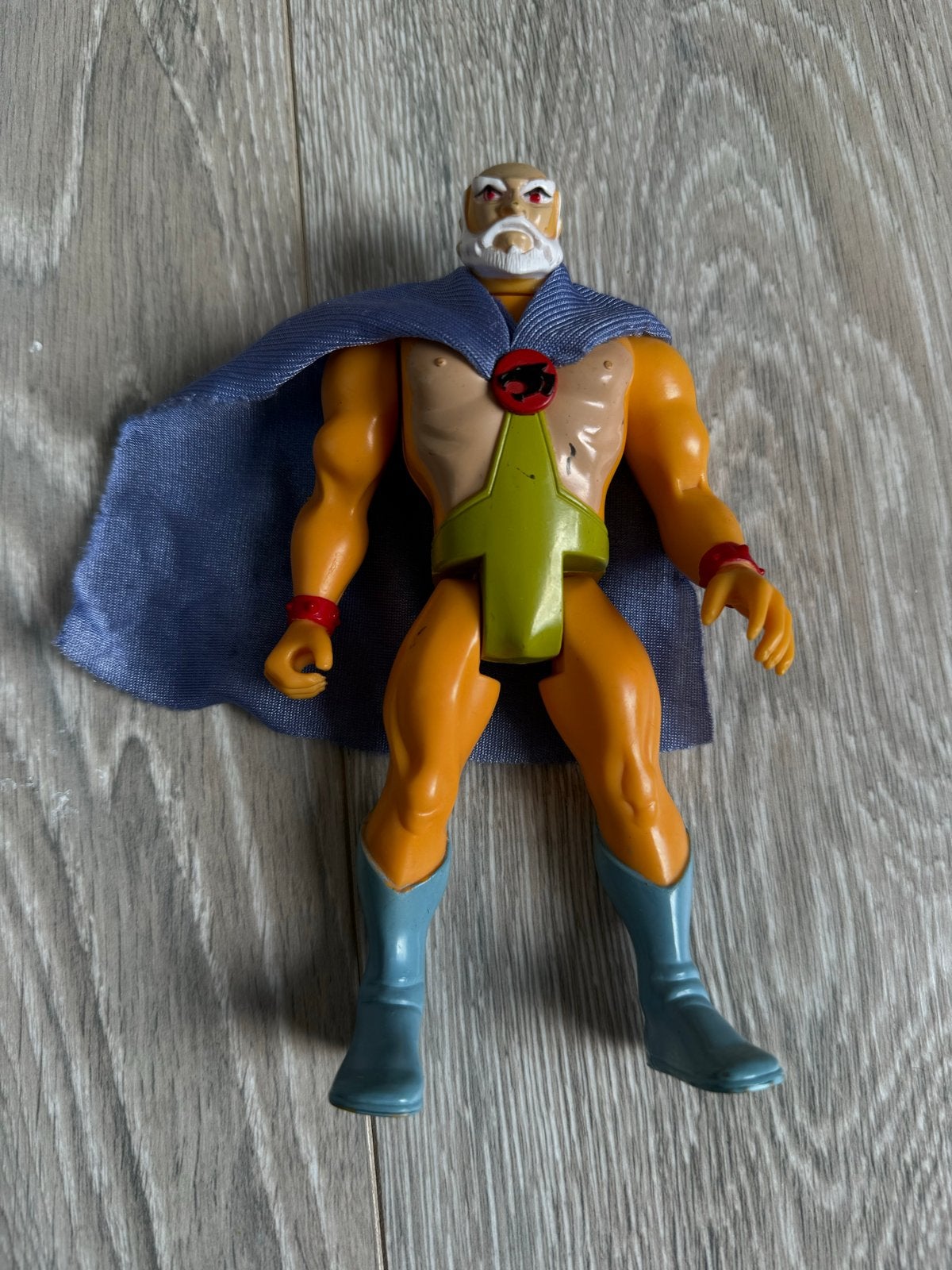 Vintage Thundercats Jaga actiefiguur met cape, Ophalen of Verzenden, Gebruikt