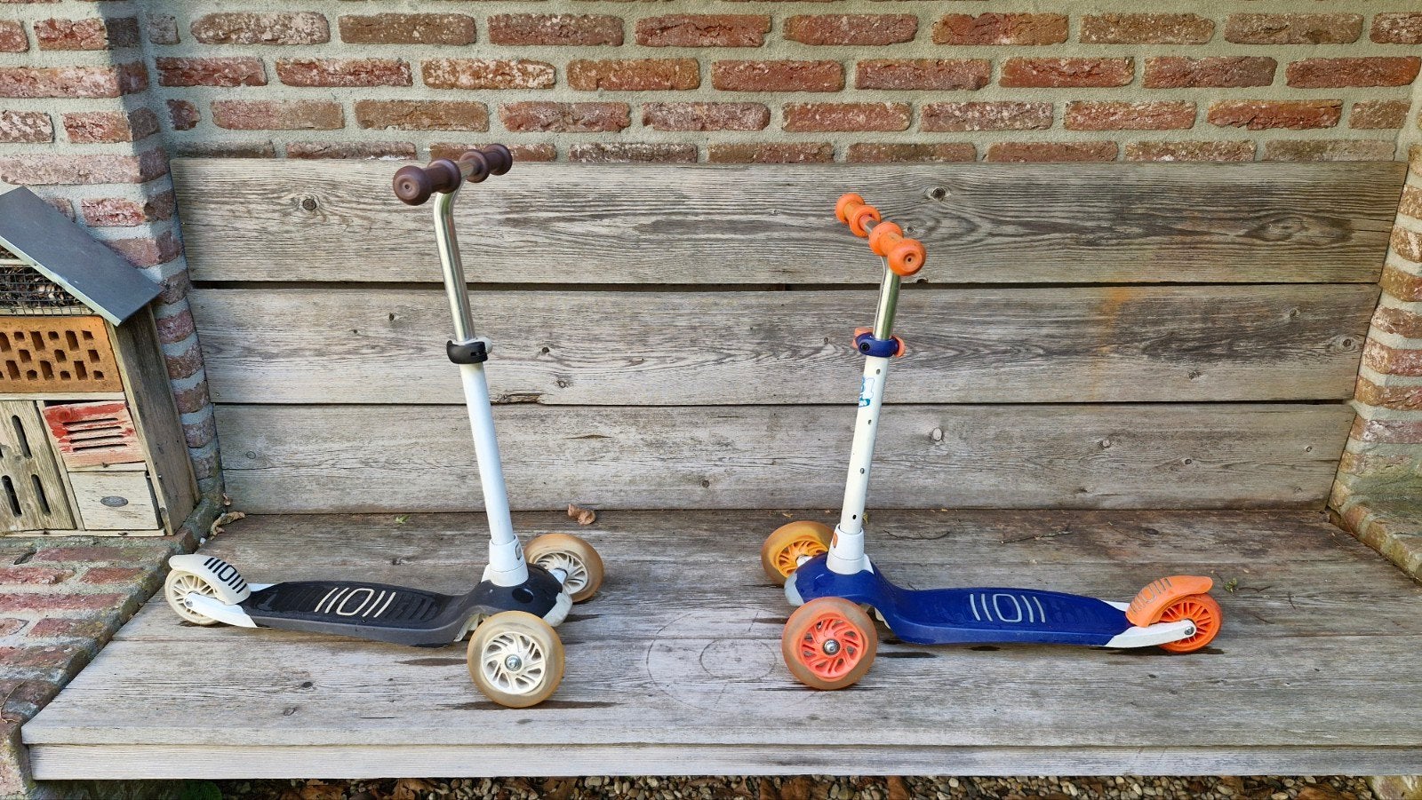 Kinderstepjes Oxelo B500 met lichtjes, Ophalen of Verzenden, Gebruikt, Gewone step