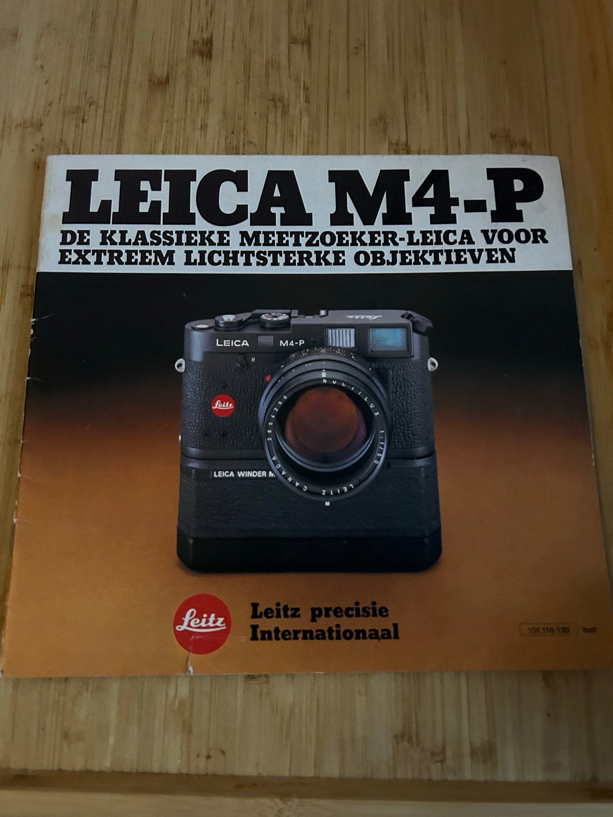 Leica M4-P Brochure - Klassieke Meetzoeker-Leica, Leica, Overige typen, Ophalen of Verzenden, Gebruikt