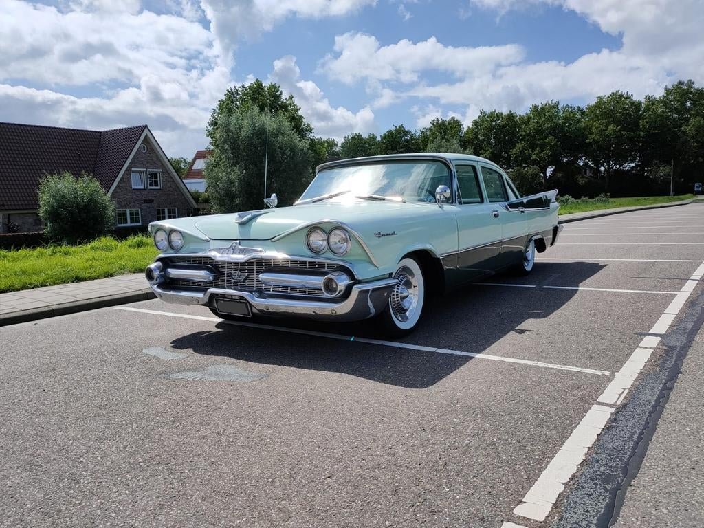 Dodge 1959 Lime Groen, Automaat, Achterwielaandrijving, 258 pk, Leder en Stof