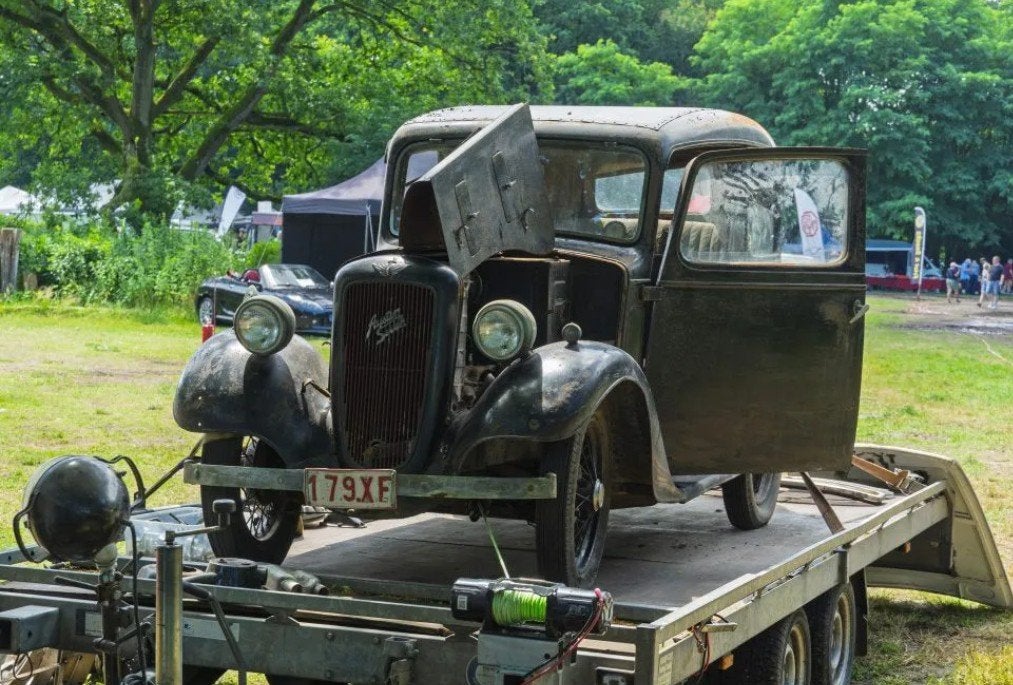 Austin seven ruby startmotor gezocht, Ophalen