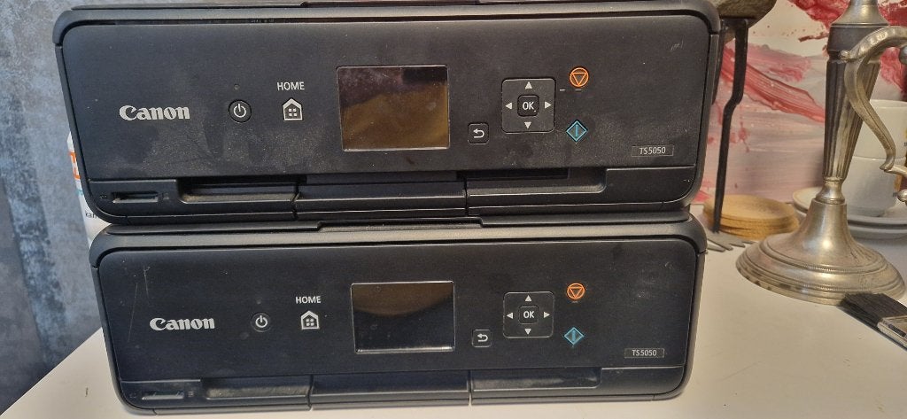 2 Canon TS5050 printers voor hobbyist (defect), Computers en Software, Printers, Ophalen, Kleur printen, Canon, Inkjetprinter