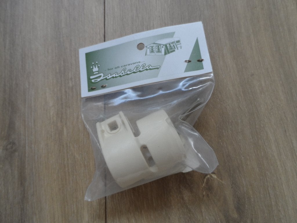 Isabella klem voor stokken 25-30mm nw, Ophalen, Zo goed als nieuw