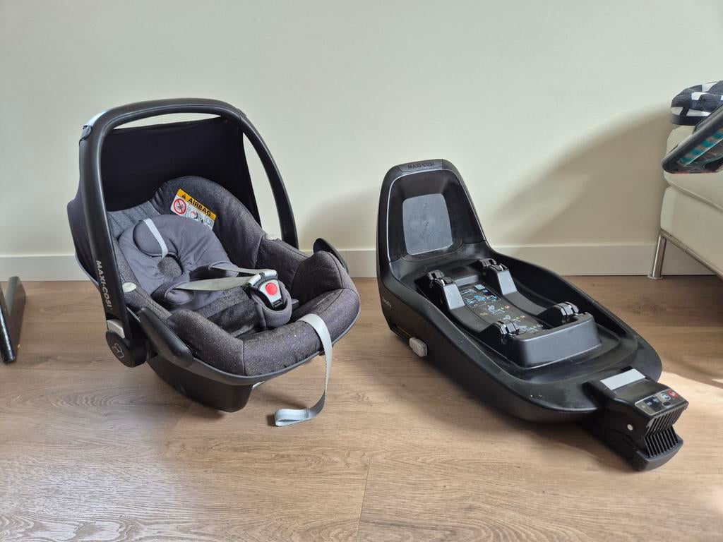 Maxi Cosi Pebble met 2wayFix Isofix base, Ophalen, Gebruikt, Isofix, 0 t/m 13 kg