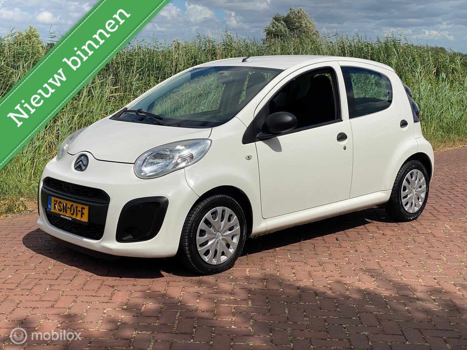 Citroen C1 5Drs 76Dkm 02-'14 Keurig Ambiance, Auto's, Voorwielaandrijving, Stof, Gebruikt, Overige carrosserieën