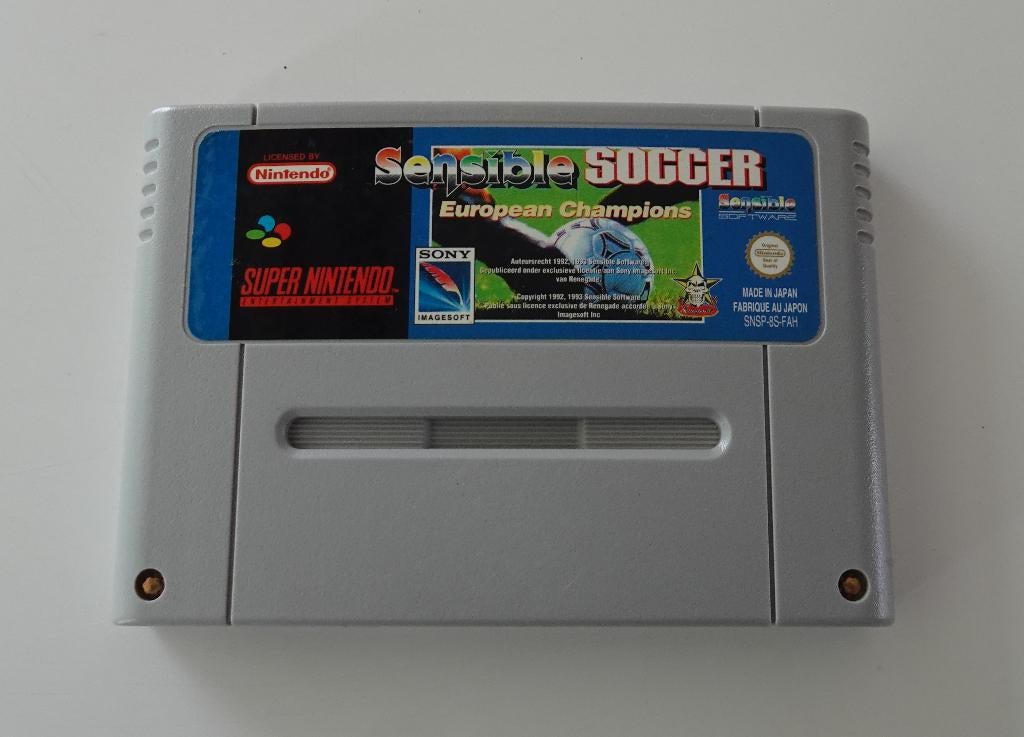 Sensible Soccer voor Super Nintendo, Ophalen, Zo goed als nieuw, Sport, 3 spelers of meer