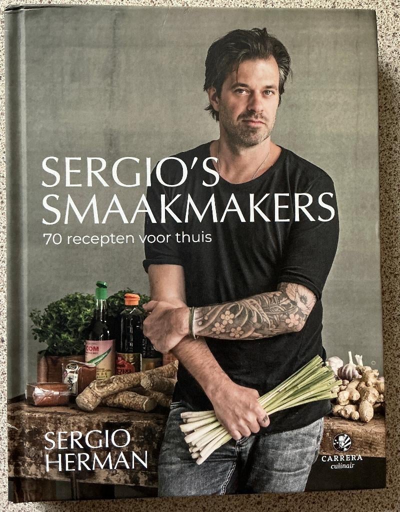 Sergio's smaakmakers - Sergio Herman, Boeken, Kookboeken, Zo goed als nieuw, Nederland en België, Gezond koken, Ophalen of Verzenden