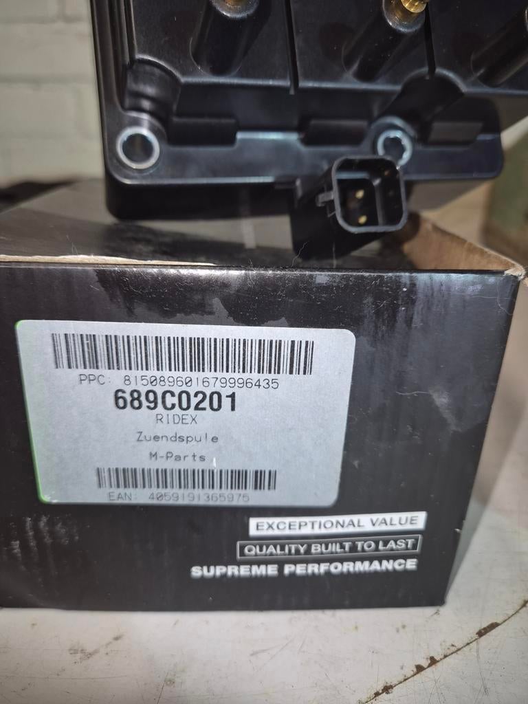 Nieuwe RIDEX Bobine 689C0201 - Hoge Kwaliteit Ontsteking, Ophalen of Verzenden