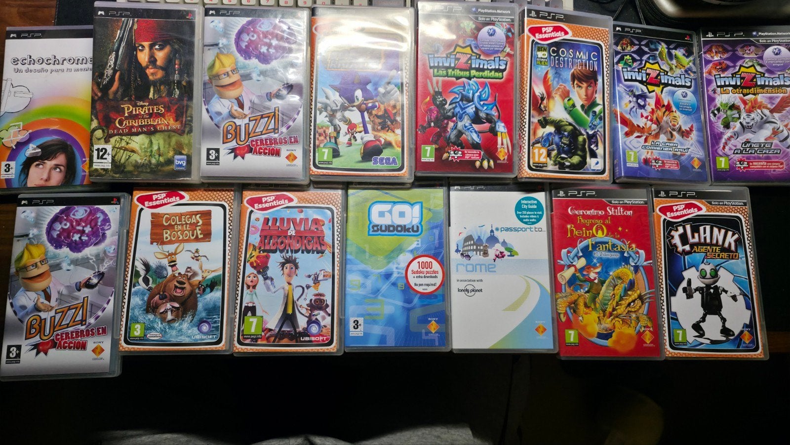15 PSP games Engels/Nederlands sonic clank en meer, Spelcomputers en Games, Gebruikt, Overige genres, 1 speler, Ophalen of Verzenden