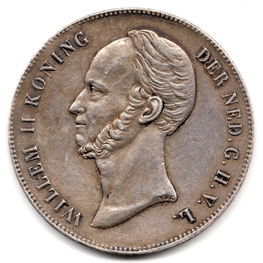 Nederland: Rijksdaalder 1848 Prachtig, Postzegels en Munten, Munten | Nederland, Verzenden, Zilver, Losse munt, 2½ gulden