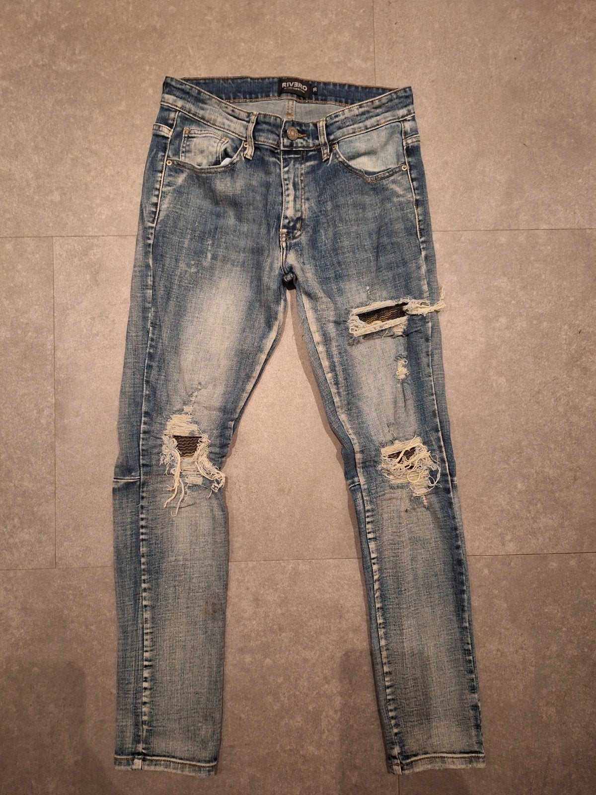 IZGS Rivero ripped jeans mt 30, Kleding | Heren, Blauw, Overige jeansmaten, Ophalen of Verzenden, Zo goed als nieuw