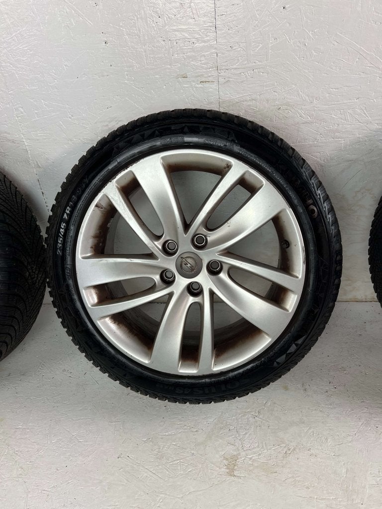 Originele Opel velgen Astra Insignia 18" 5x115 all-season, Niet ingevuld, 18 inch, Gebruikt, Banden en Velgen